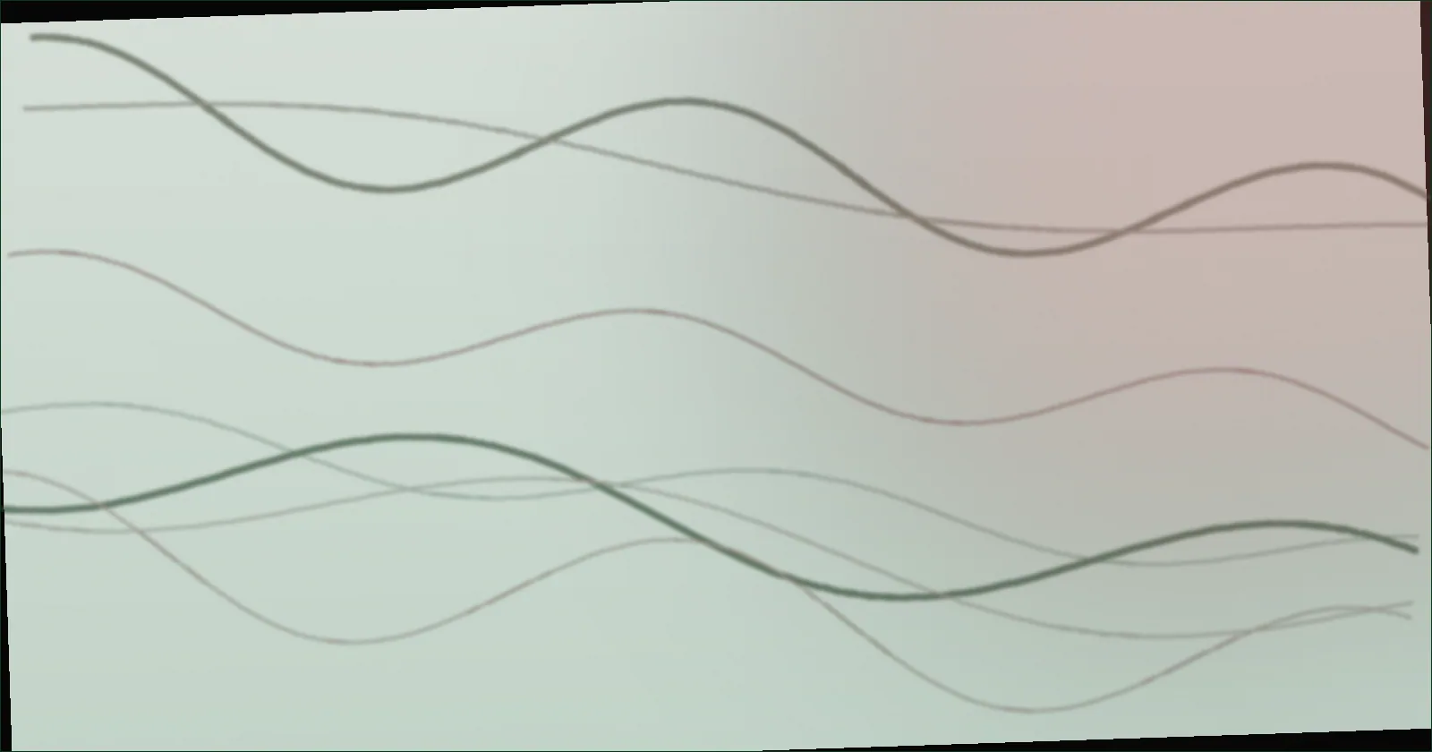 wave pattern for Greenery for the Club Social Space