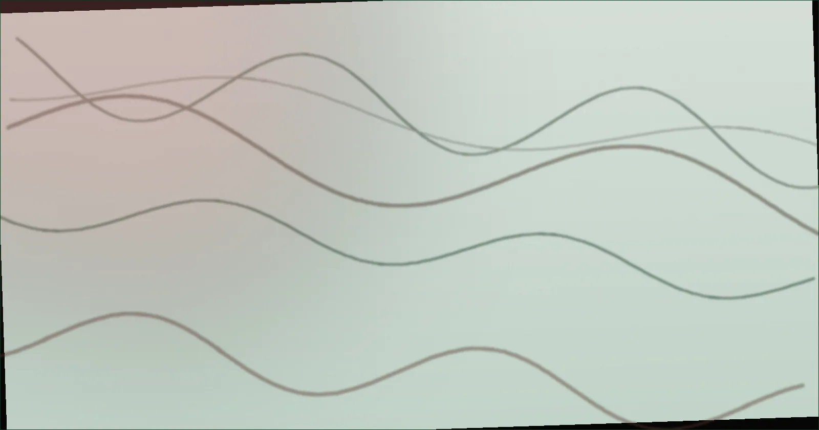 Deep red wave pattern suggesting sound moving through a stadium
