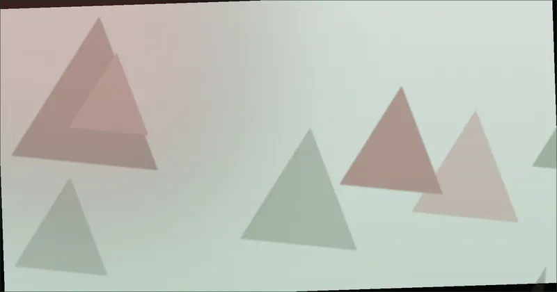Deep green prism pattern suggesting scattered screen time habits